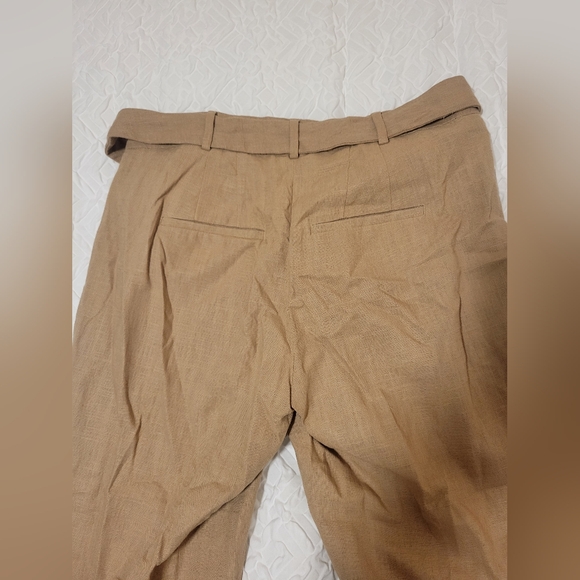 RW & Co Linen Cropped Pant - Picture 3 of 3